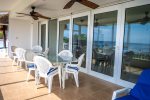Master balcony with screened section to enjoy sunsets